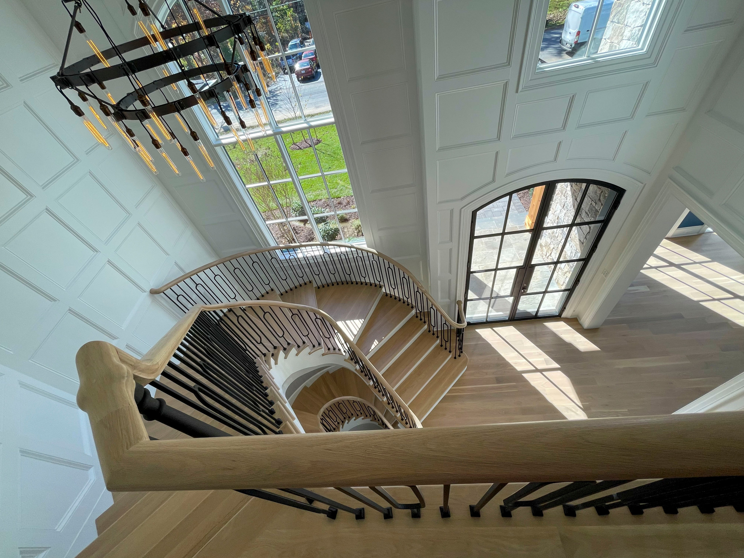 95_Remarkable and elegant floating elliptical staircase, McLean, VA 22101