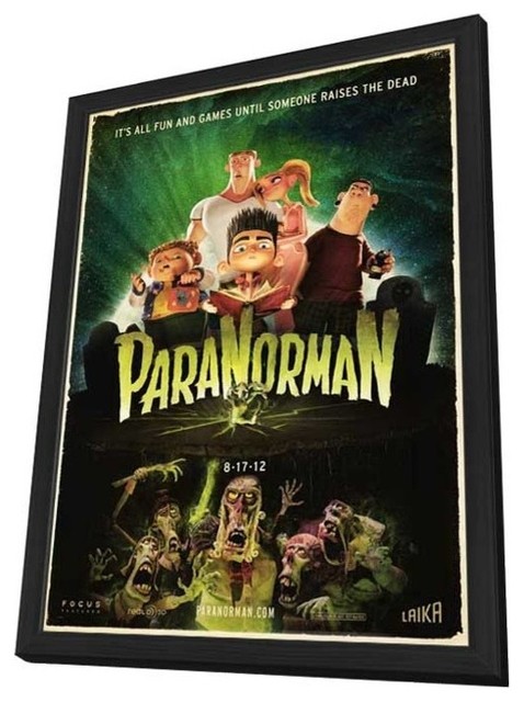 ParaNorman 27 x 40 Movie Poster - Style C - in Deluxe Wood Frame