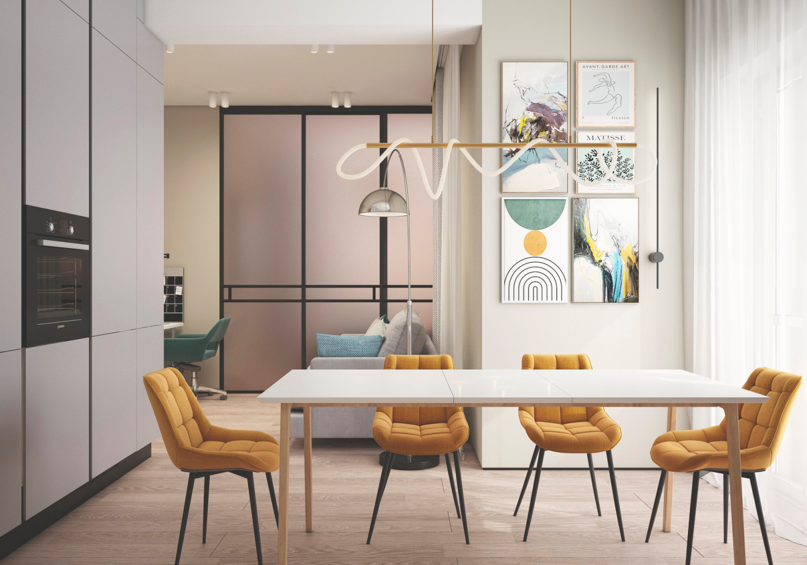 Квартира в ЖК "Фортепиано" на Ленинском проспекте 80 м2