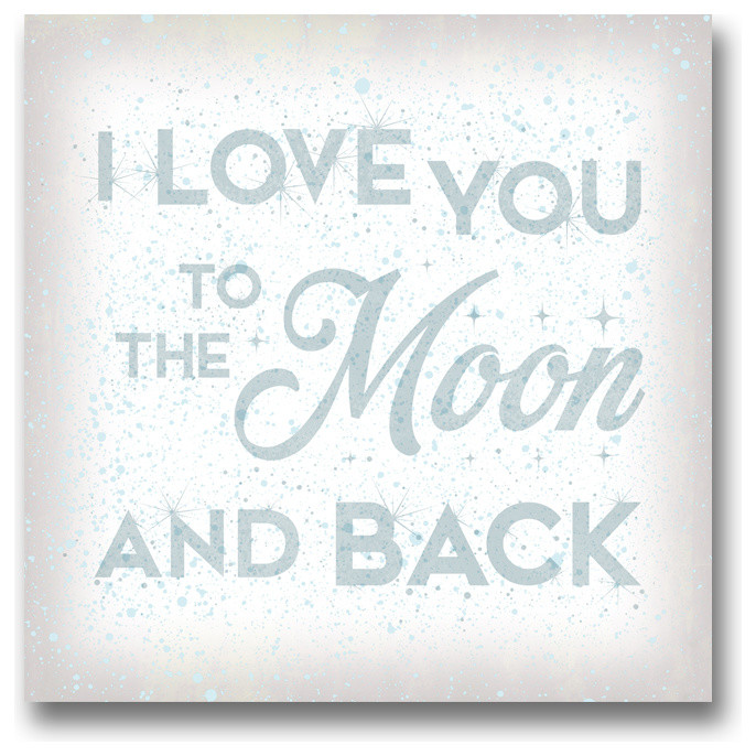 i love you to the moon and back nursery decor