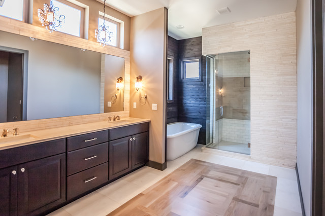 Saddleback Residence rustic-bathroom