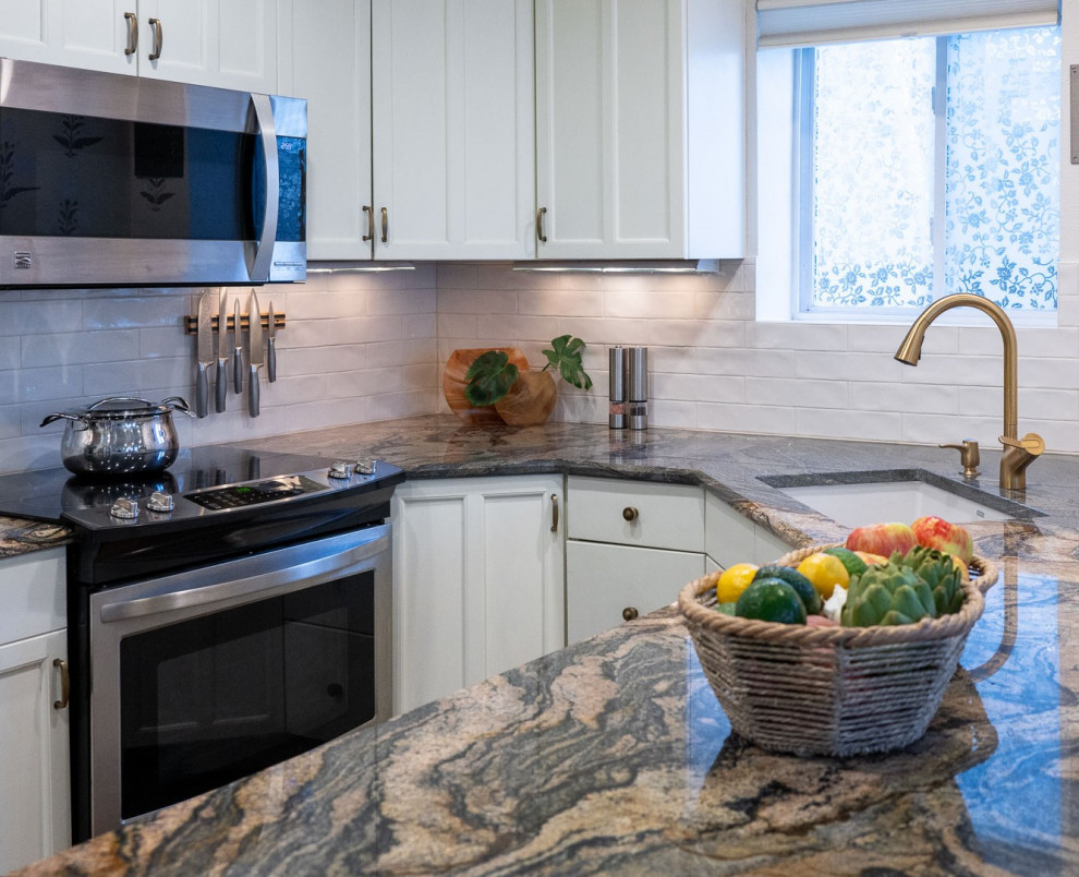 Inspiration for a transitional kitchen remodel in Denver