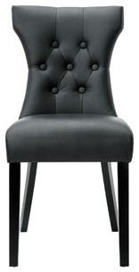 Silhouette Dining Side Chair in Black