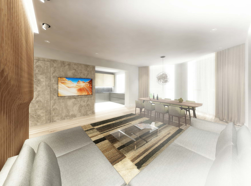 Интерьеры коттеджа в Глаголево парк