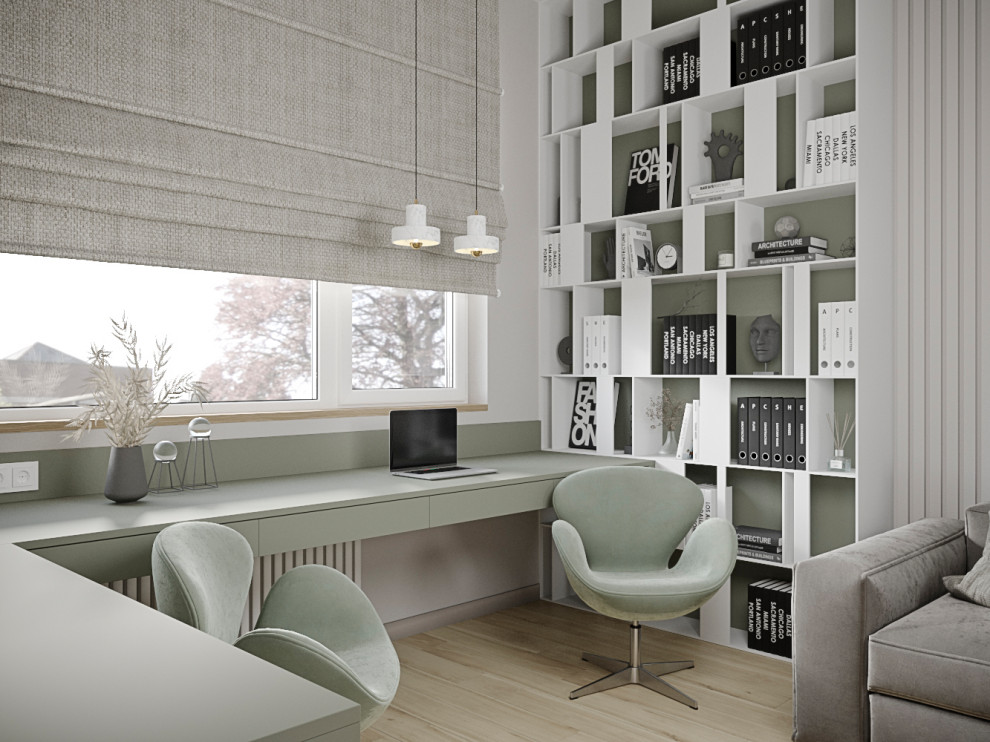 Интерьер 3-хкомнатной квартиры в ЖК "Тушино 2018"