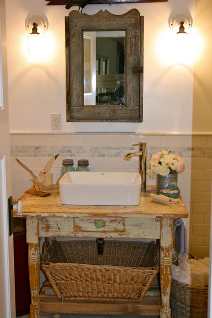 Vintage Vanities Bring Bygone Style To, Antique Dresser Made Into Bathroom Vanity