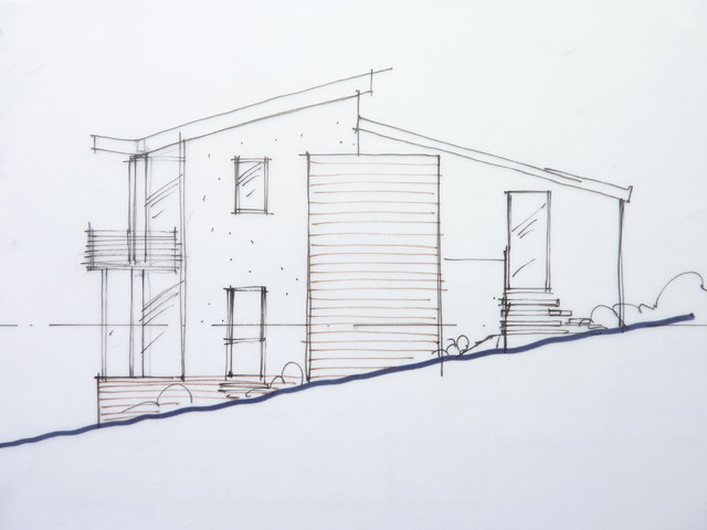 new build sketch designs contemporary