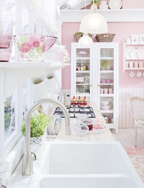 40 Cute Feminine Kitchen Design Ideas - Sacramento - von ComfyDwelling ...