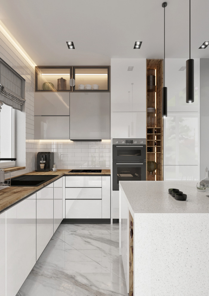 Проект двухэтажного частного дома 150 кв.м.