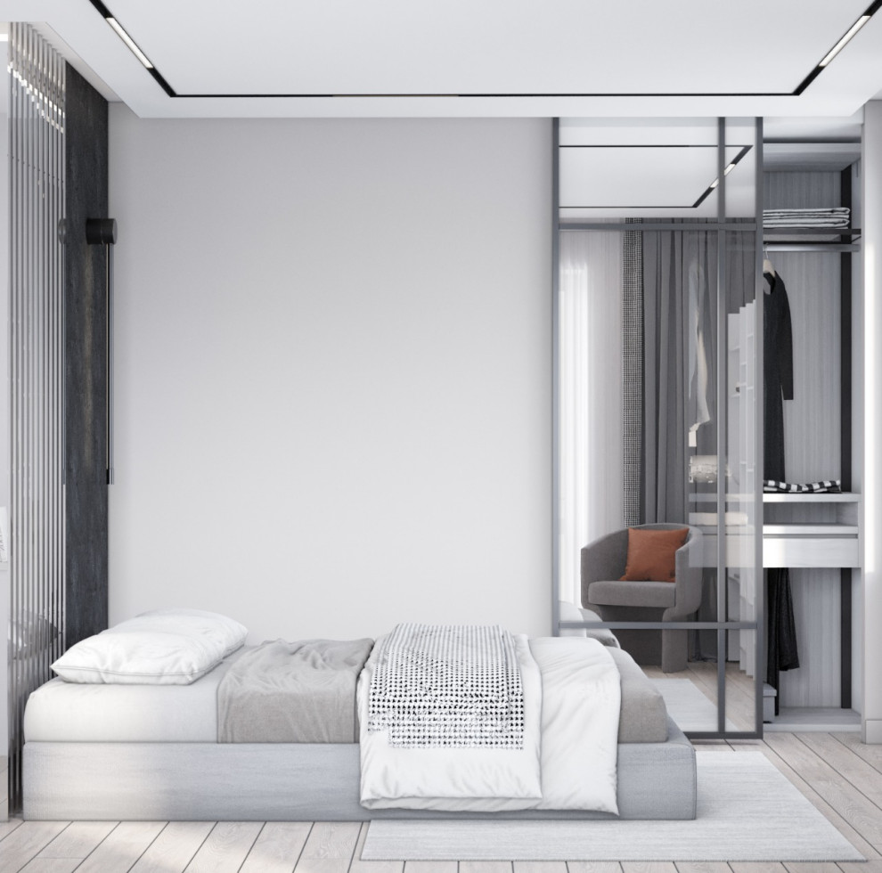 Дизайн  интерьера студии ЖК Аквамарин