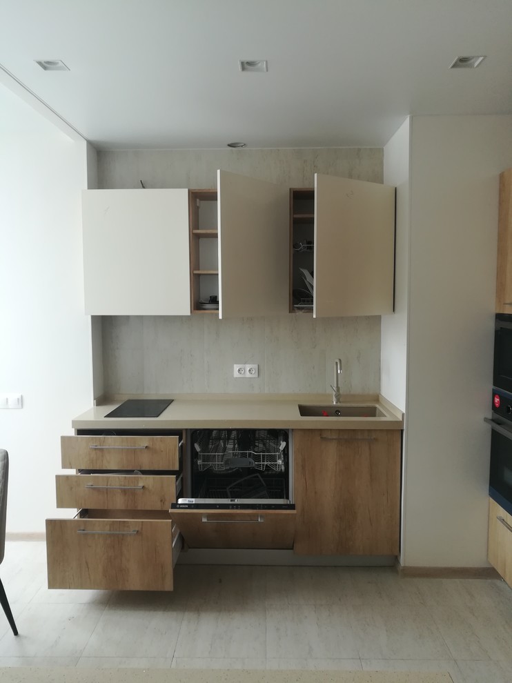 кухня совмещённая с гостинной