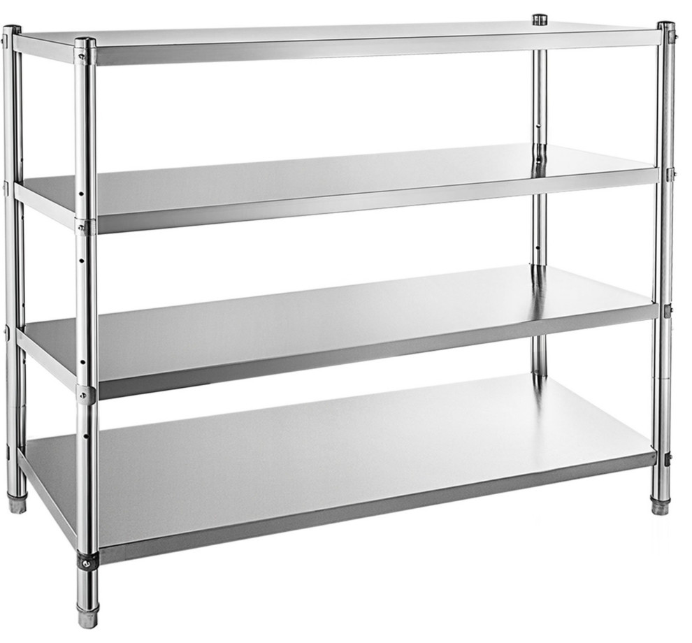Details about   Stainless Steel Shelf With Drain Holes 60" Wide x 24" deep x 14.5" Tall Used 