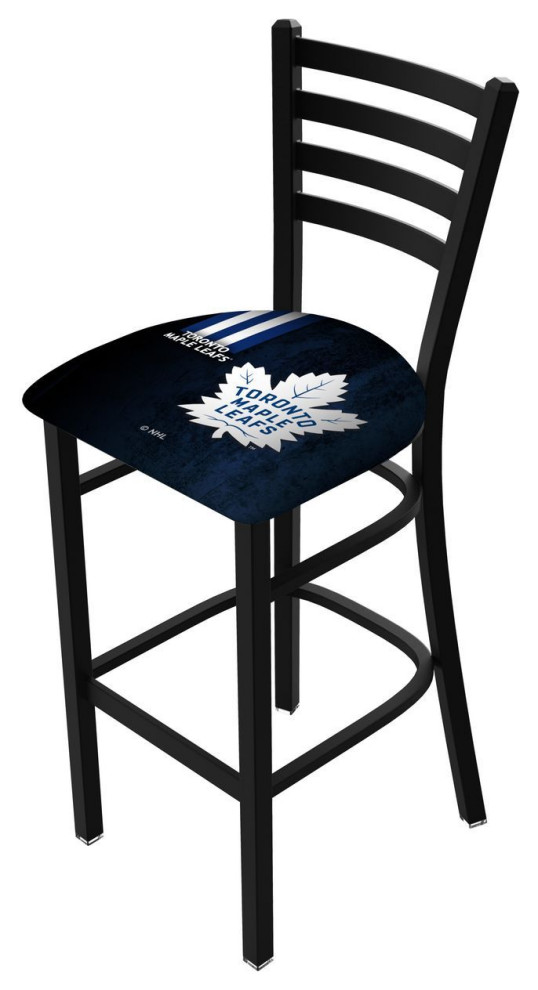 Holland L004 03 Toronto Maple Leafs 25" Counter Stool Black