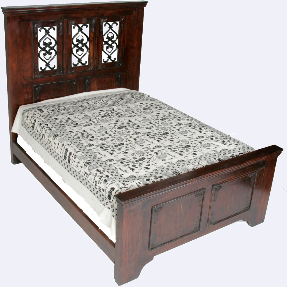Eastern King Bed Panel Beds by Moti Houzz