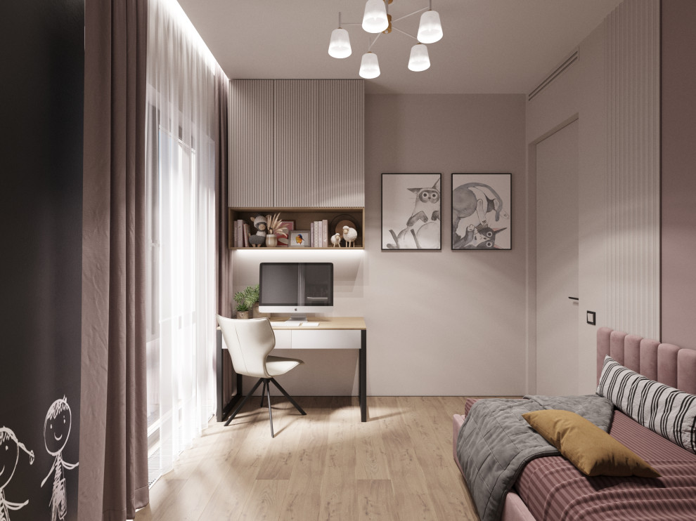 Дизайн проект - Квартира 80 м2 для многодетной семьи с двумя детскими комнатами