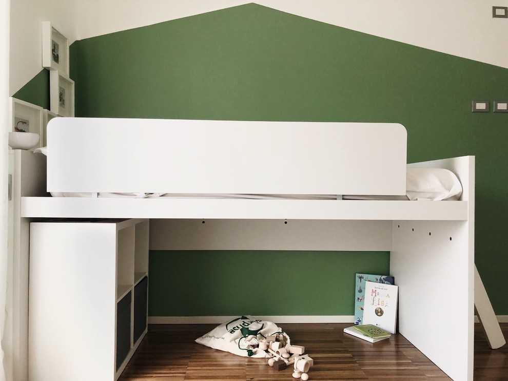 Idées déco pour une chambre d'enfant contemporaine.