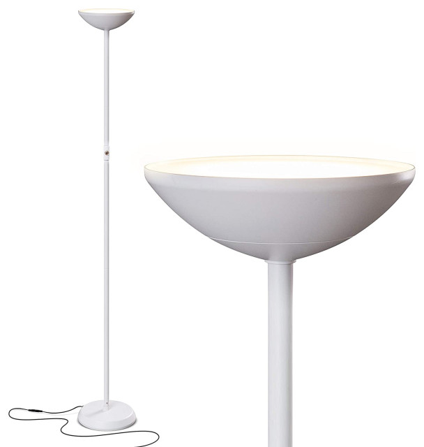 Brightech Skylite Led Torchiere Floor, Torchiere Table Lamps