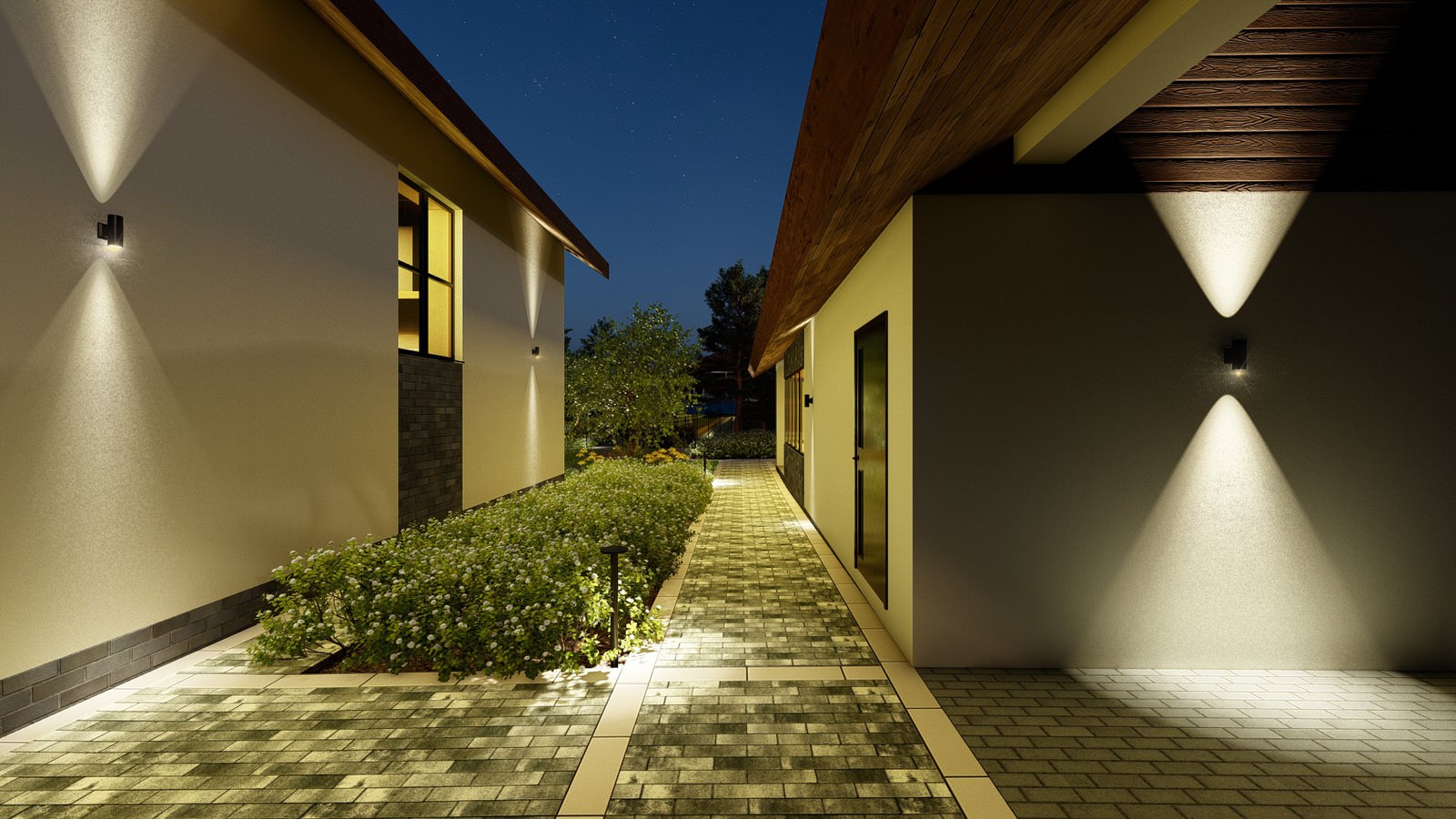 Сад "Geometrium" в КП "Европа"