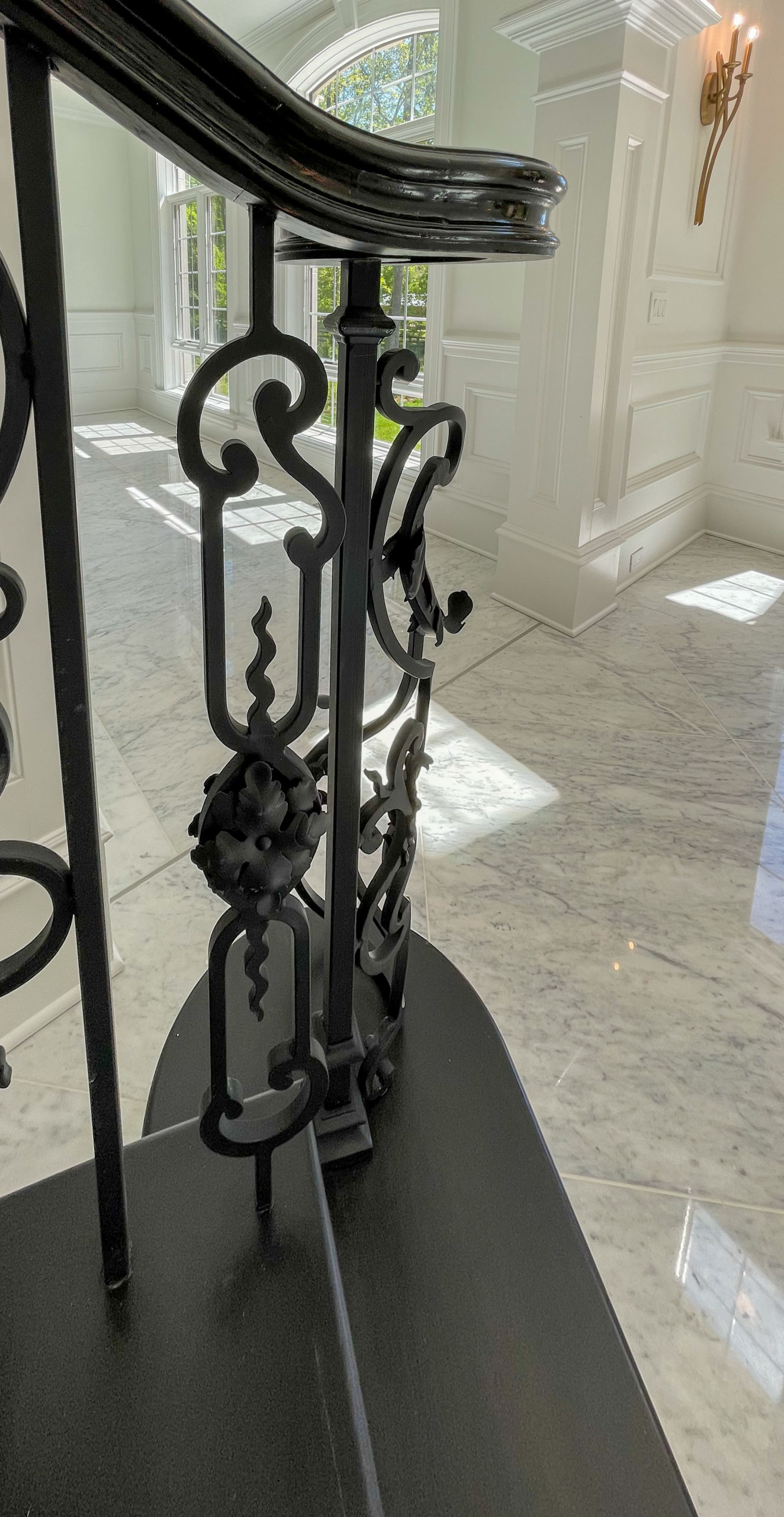 92_Grand Double Staircase in Exquisite Custom Home, Great Falls VA 22066