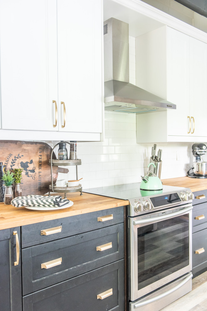 Inspiration for a transitional home design remodel in Toronto