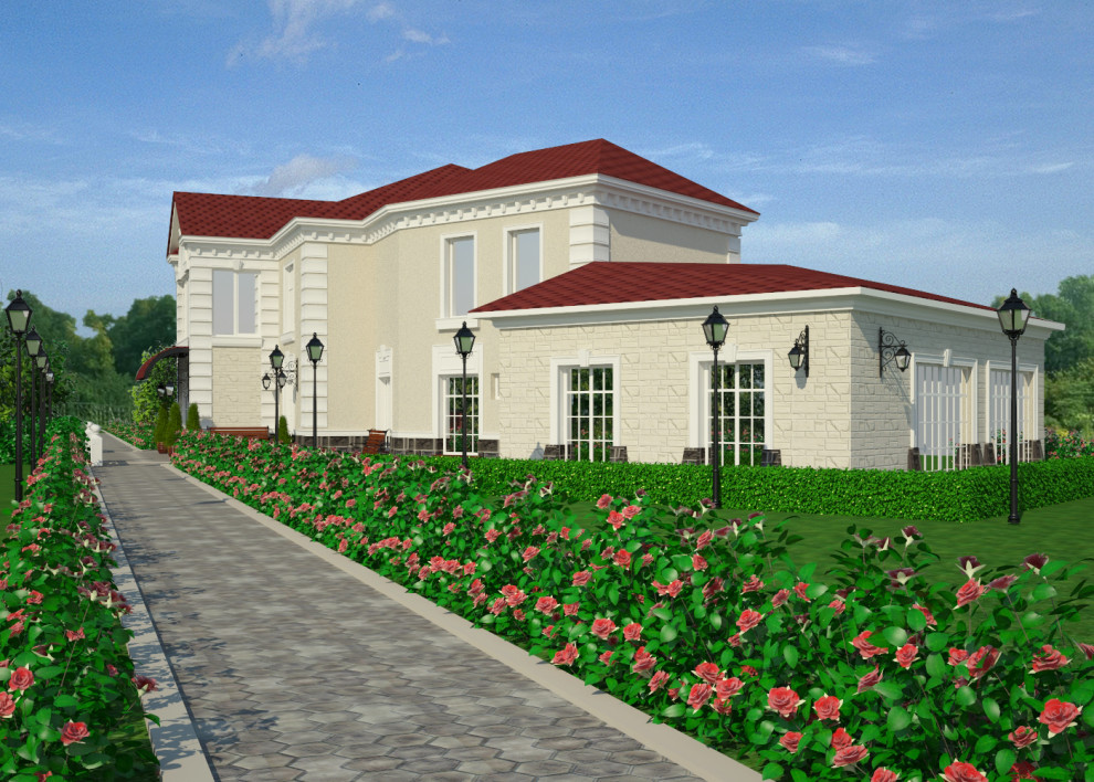 дом на берегу Волги