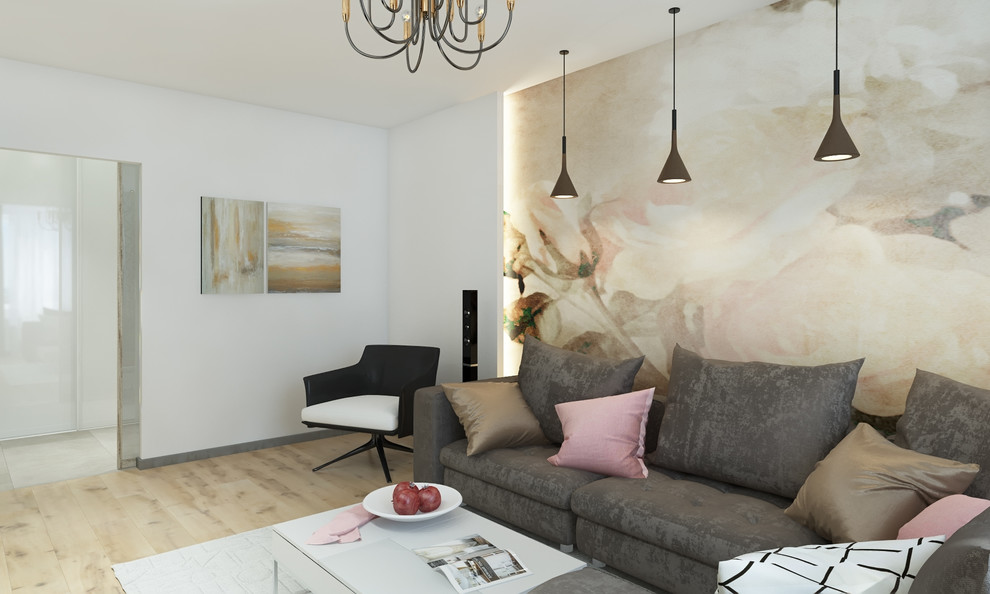 Гостиная в цветах