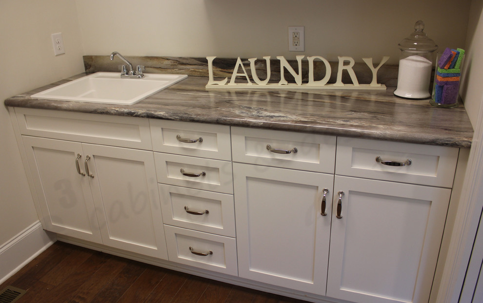 This is an example of a traditional laundry room in Charlotte.