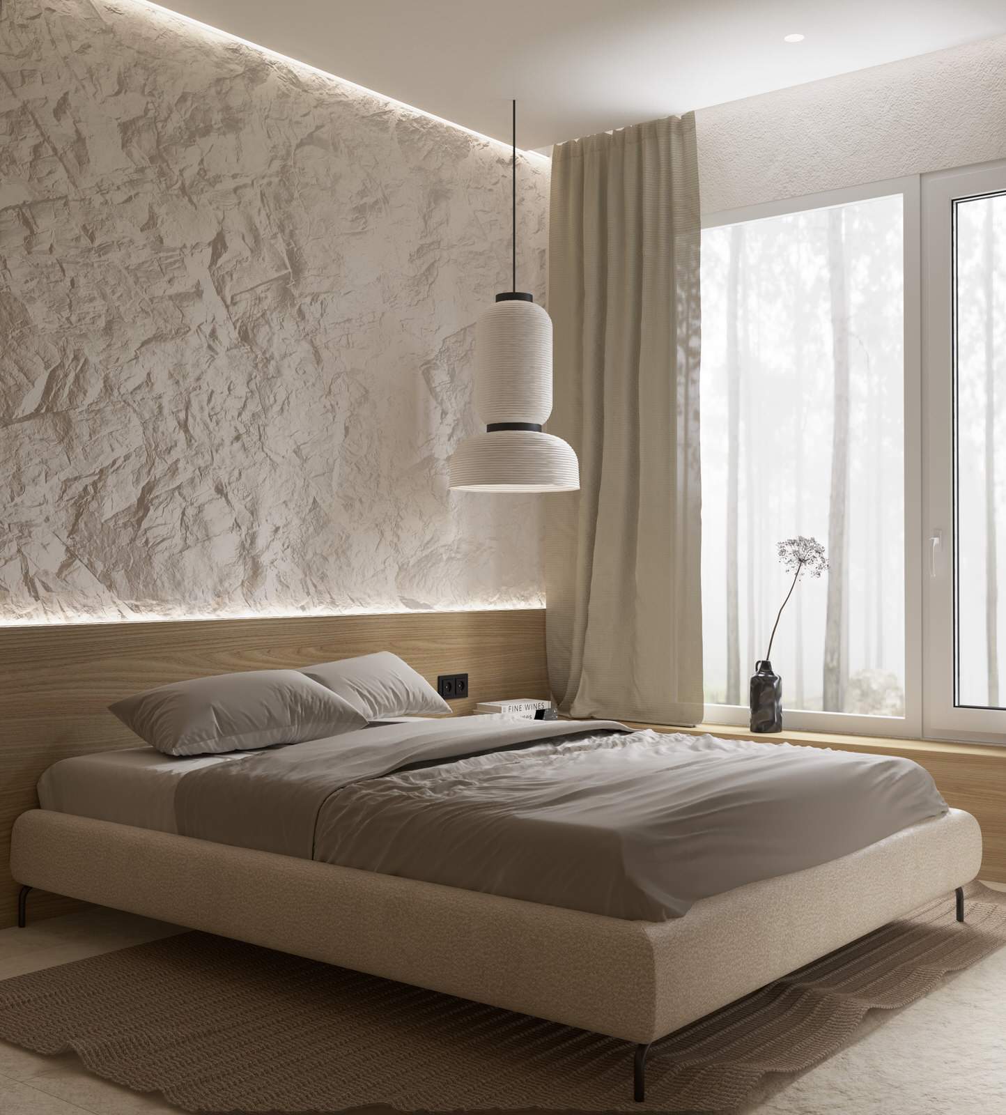 Проект загородного дома в Ленинградской области, стиль джапанди