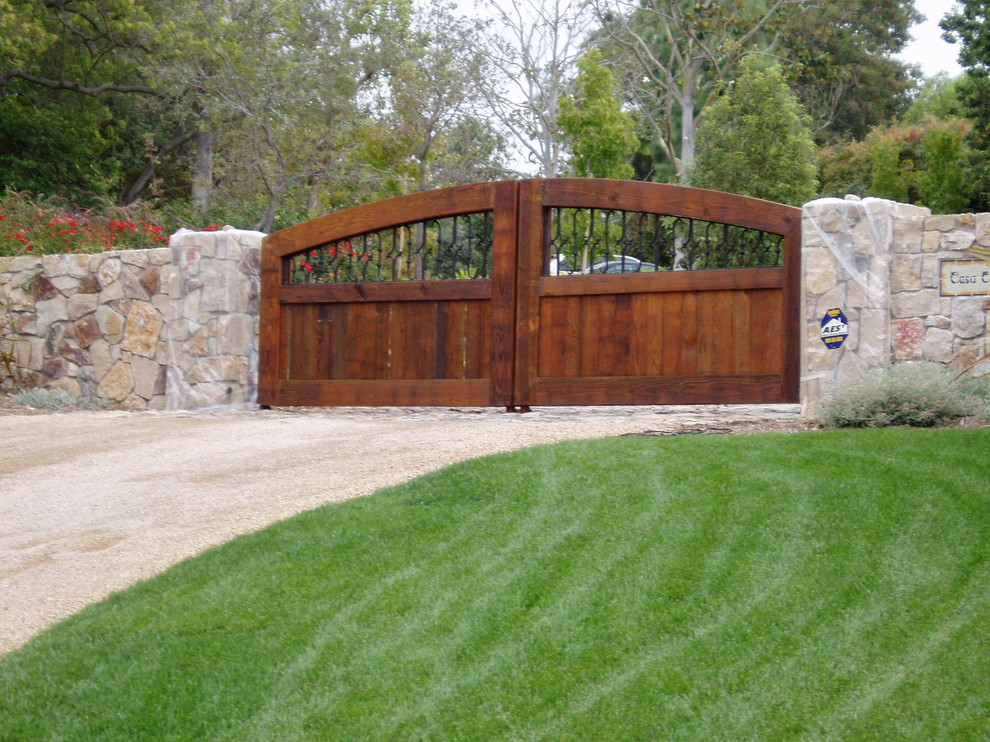 Tuscan home design photo in San Diego