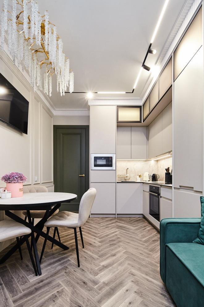 Проект 1-комнатной квартиры LIKE A DIAMOND.