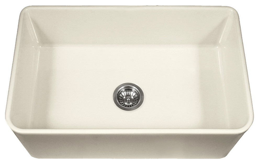 Houzer Platus Series 33 Apron Front Fireclay Single Bowl Kitchen