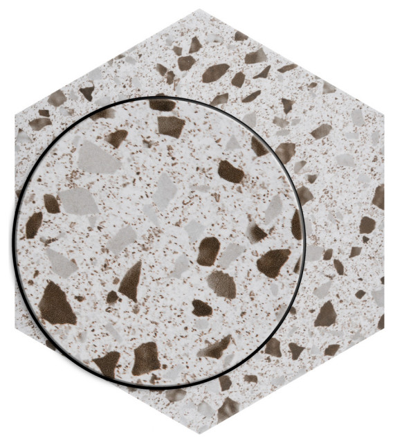 Venice Hex XT Porcelain Floor and Wall Tile Sample - Contemporary ...