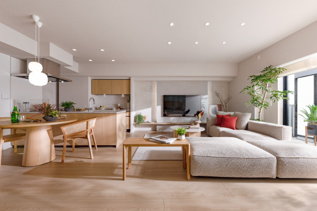 modelroom　「まどろみ」 scandinavian-living-room