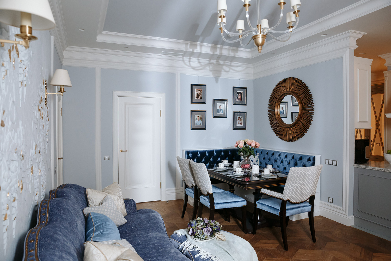 Американская классика на Крестовском острове.ЖК Привилегия 107м2