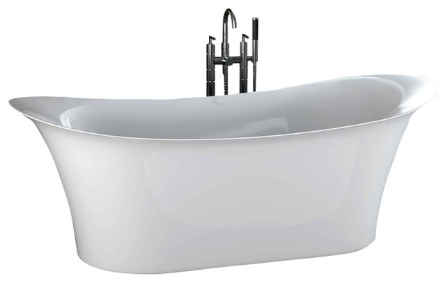 32" x 70" Oceania Freestanding Barcelona Bathtub ...