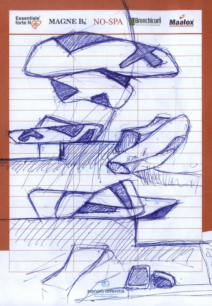 Размышление с карандашом - наброски, малоэтажные частные дома и таунхаусы