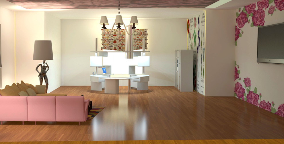 Холостяцкая квартира.Кухня студия