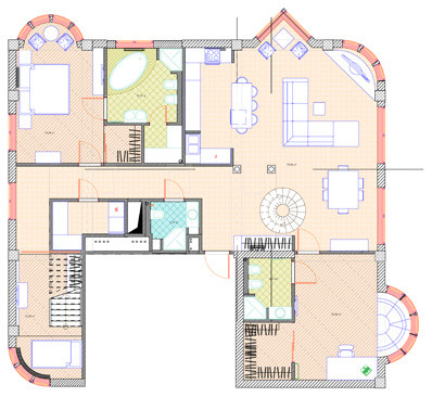 АПАРТАМЕНТЫ 176,4М2, НА АНДРЕЕВСКОЙ НАБ.