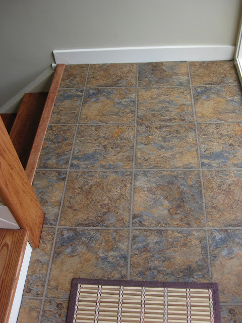 my peel and stick tile entryway | Houzz Forum