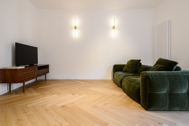 100 mq in stile classico contemporaneo contemporary-family-room
