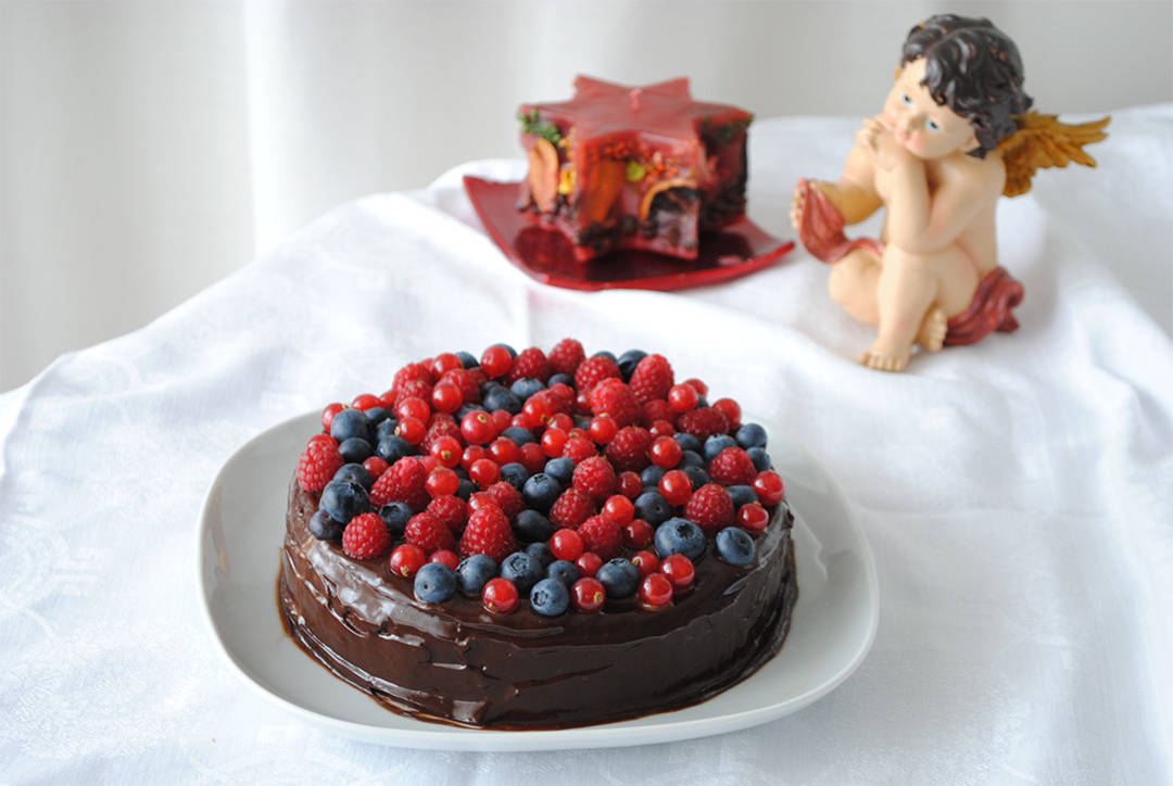 Шоколадный торт на день рождения (54 фото)
