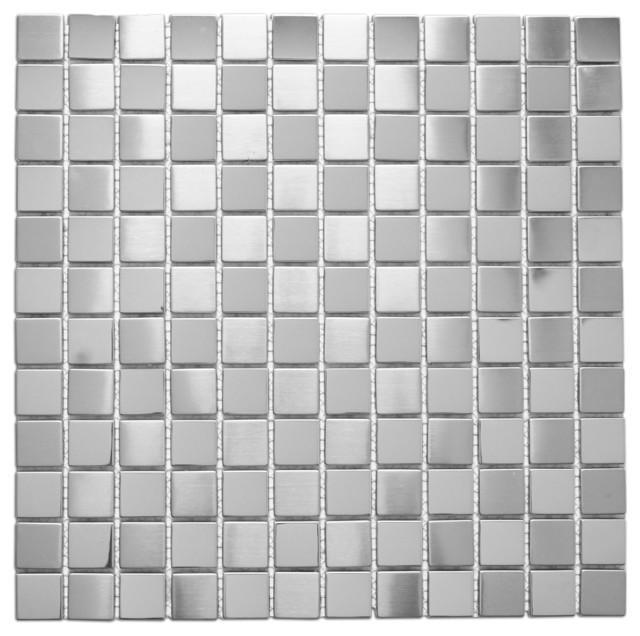 12"x12" 304 Stainless Steel Mosaic Tile