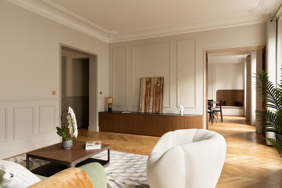 Rénovation d'appartement haussmannien de 115m²