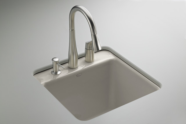 KOHLER K-6655-2U-K4 Park Falls Undercounter Sink with Two-Hole Faucet Drilling