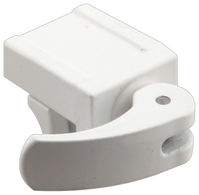 Vinyl Window Lock, White Painted Zinc Diecast Window Hardware And
