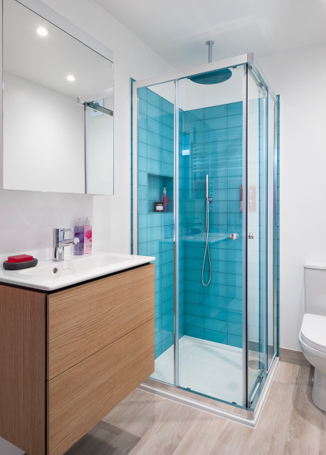 Master bathroom contemporary-badrum