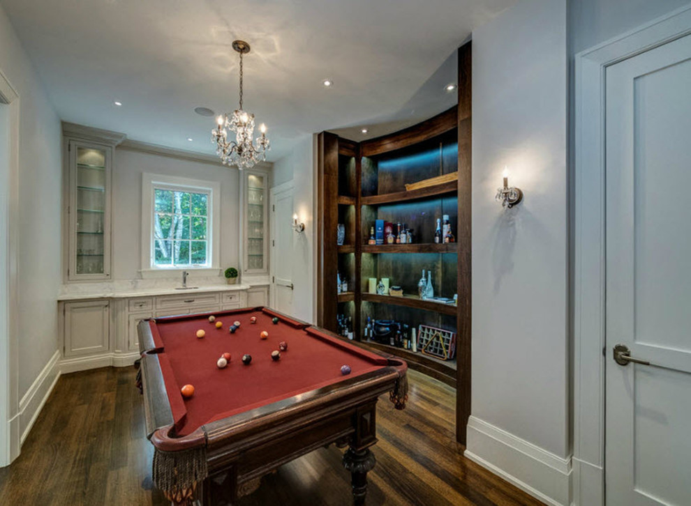 Basement - transitional basement idea in Toronto