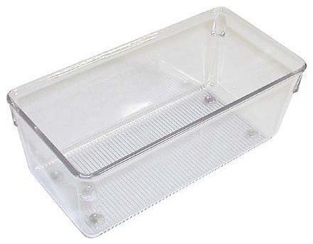 Clear Drawer Organizer By Interdesign Modern Storage Bins And