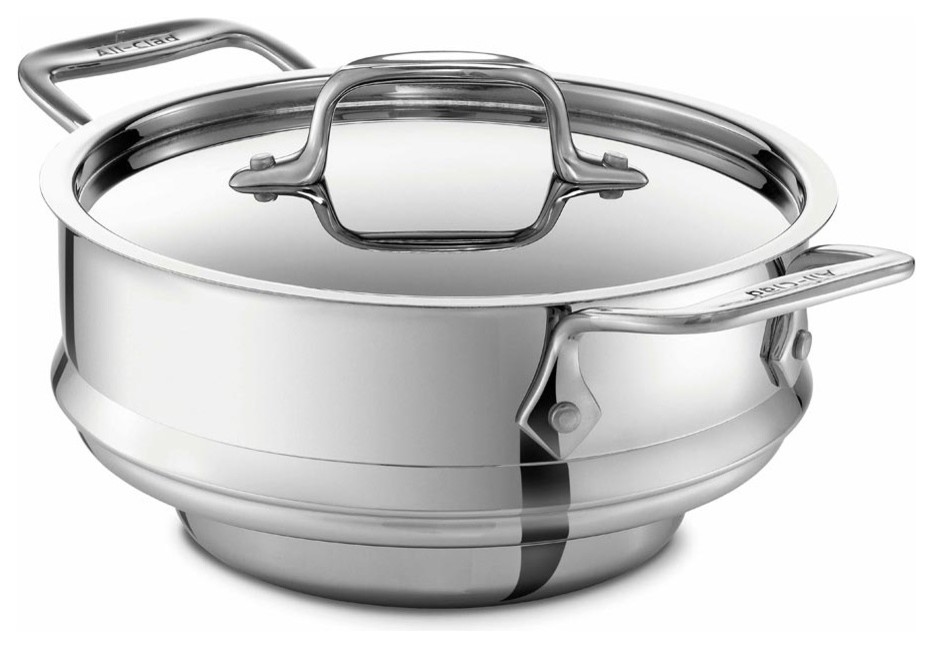 All Clad SS AllPurpose Steamer Insert Contemporary Specialty