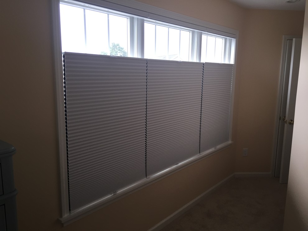 Top down bottom up Literise Duette by Hunter Douglas . Cordless with Architella